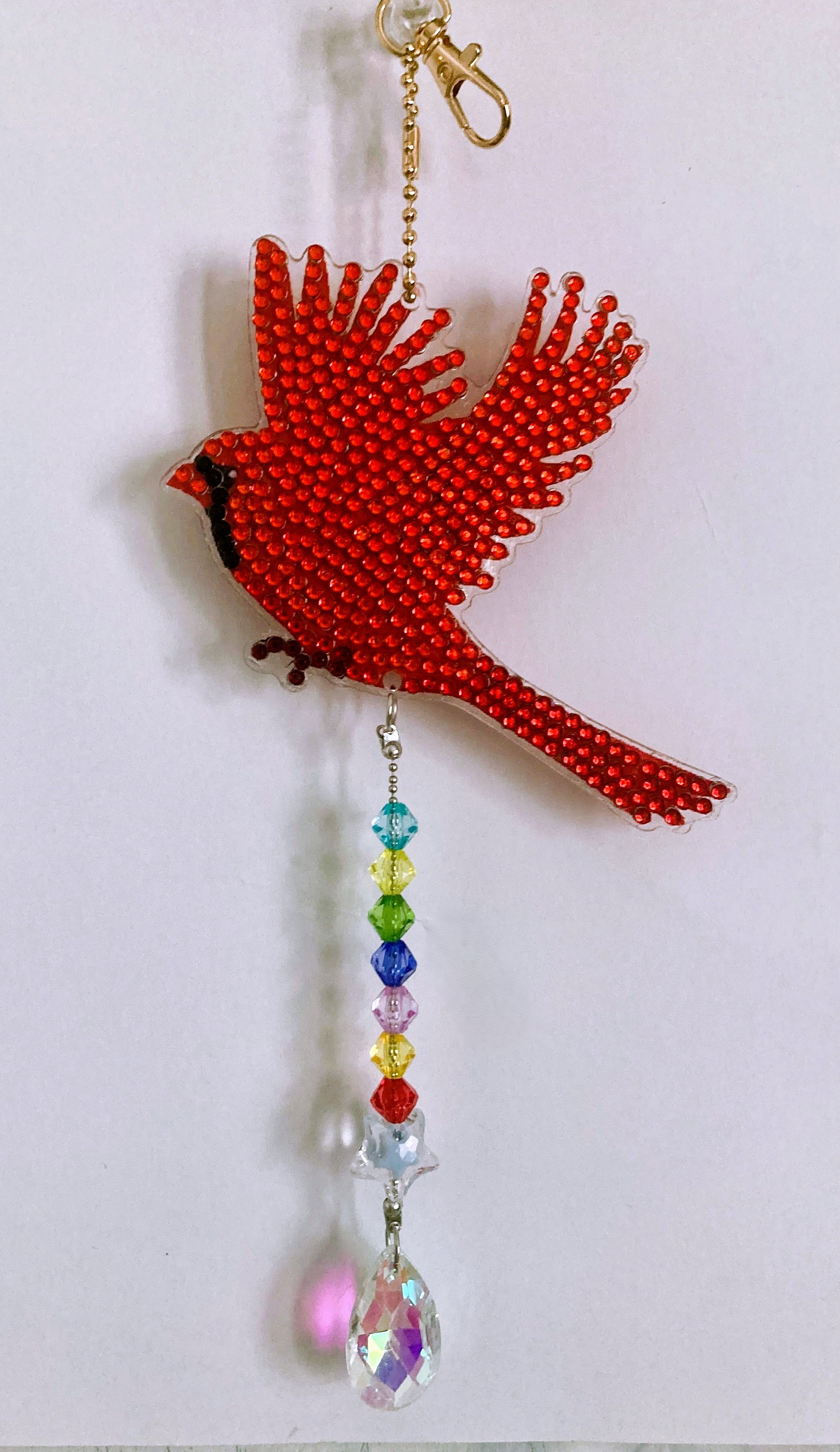 Cardinal Suncatcher Diamond Painting 