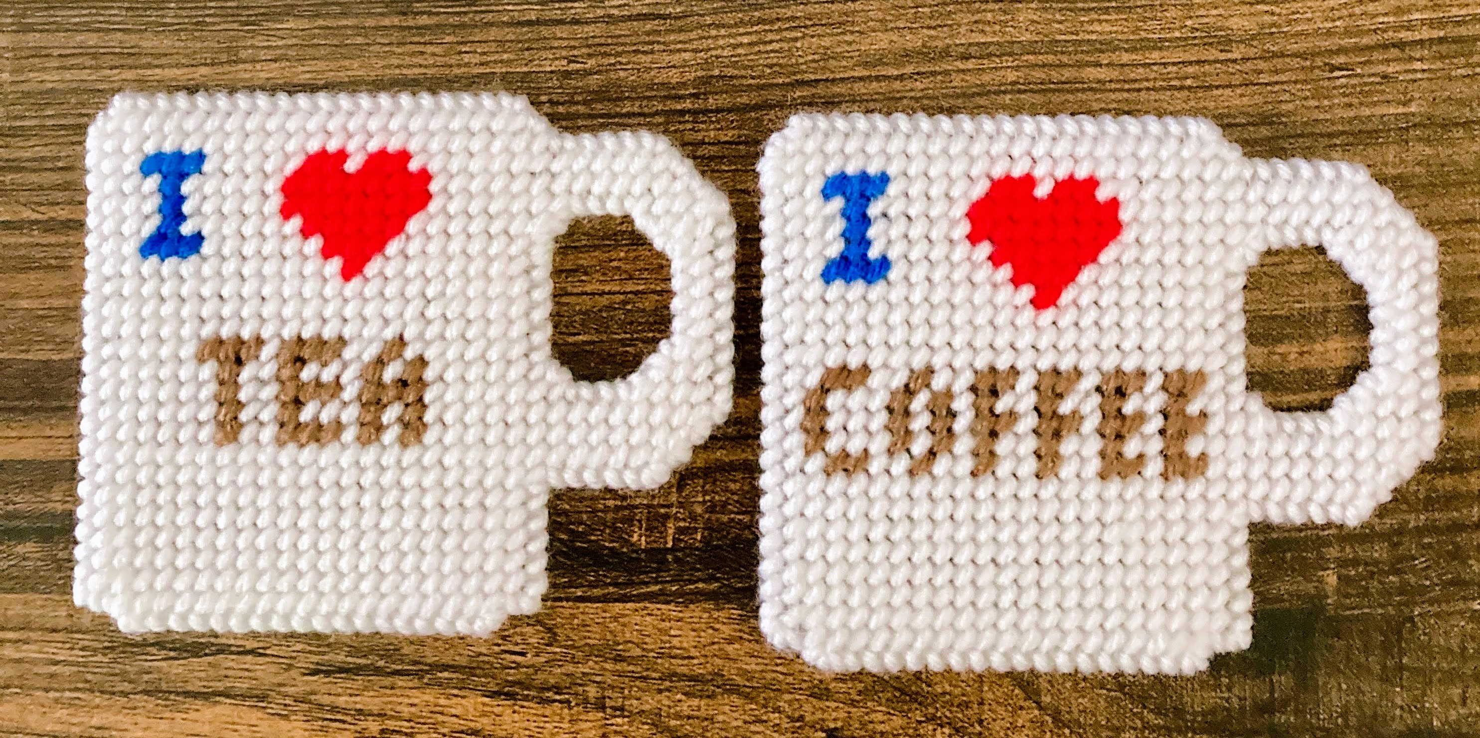 Plastic Canvas Coasters