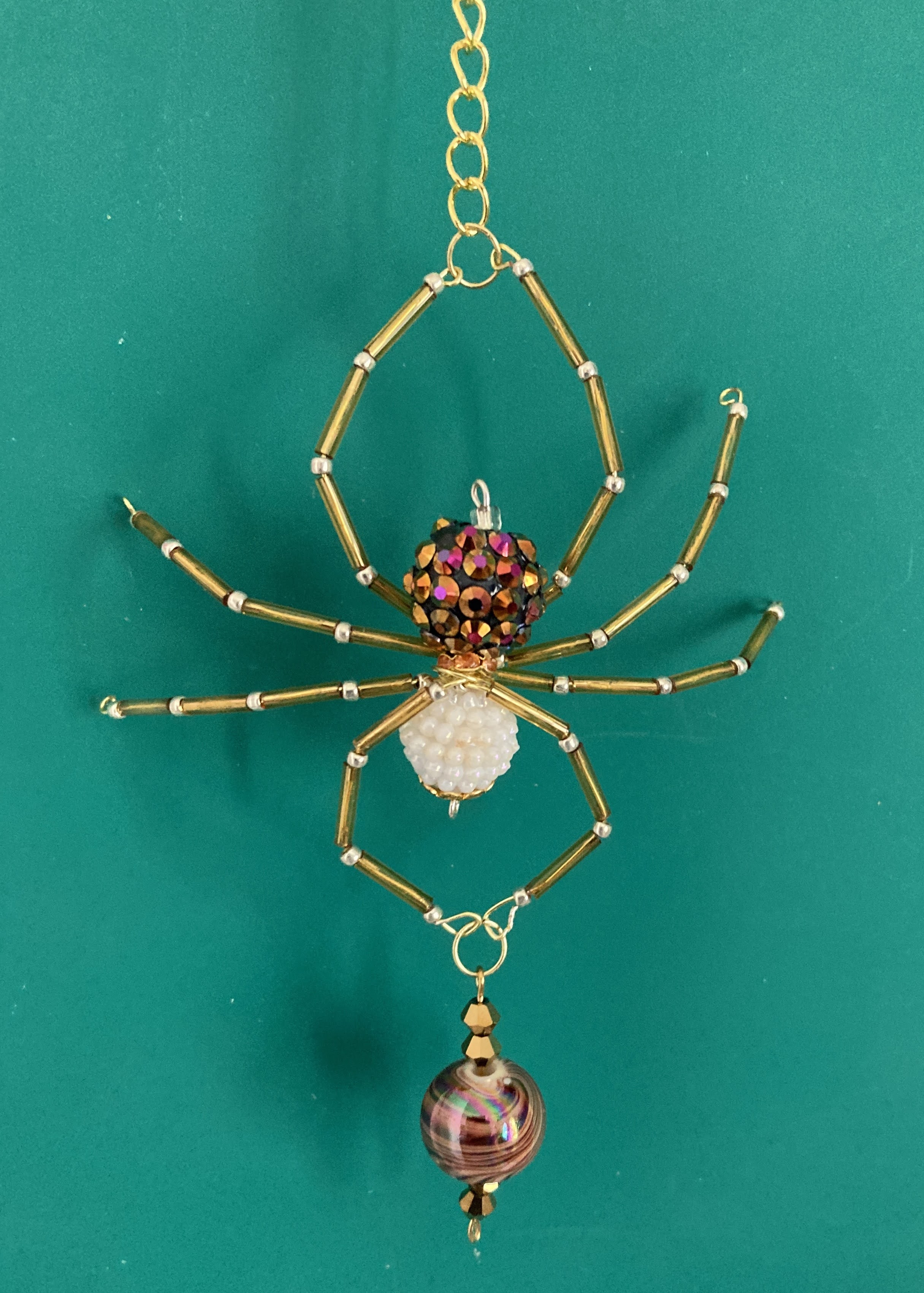 Beaded Hanging Spider